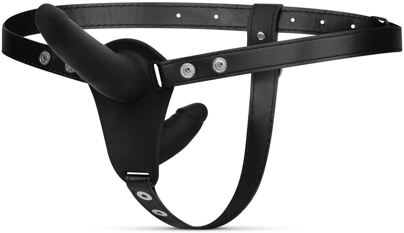 Easytoys Fetish Collection Double gode ceinture double face en silicone doux