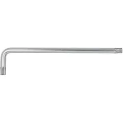 KS Tools EDELSTAHL Torx-Winkelstiftschlüssel mit Bohrung, lang - 964.0609