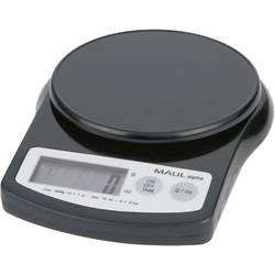 Maul MAULalpha 2000G Briefwaage 16420-90 Wägebereich (max.) 2 kg Ablesbarkeit 1 g batteriebetrieben Schwarz
