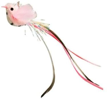 Uplift Essentials Hands Free Suction Cup Simulation Feather Teaser pink Head