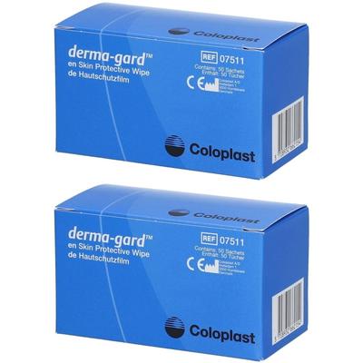 Simcare Derma Gard Tuecher x2 2x50 St Tücher