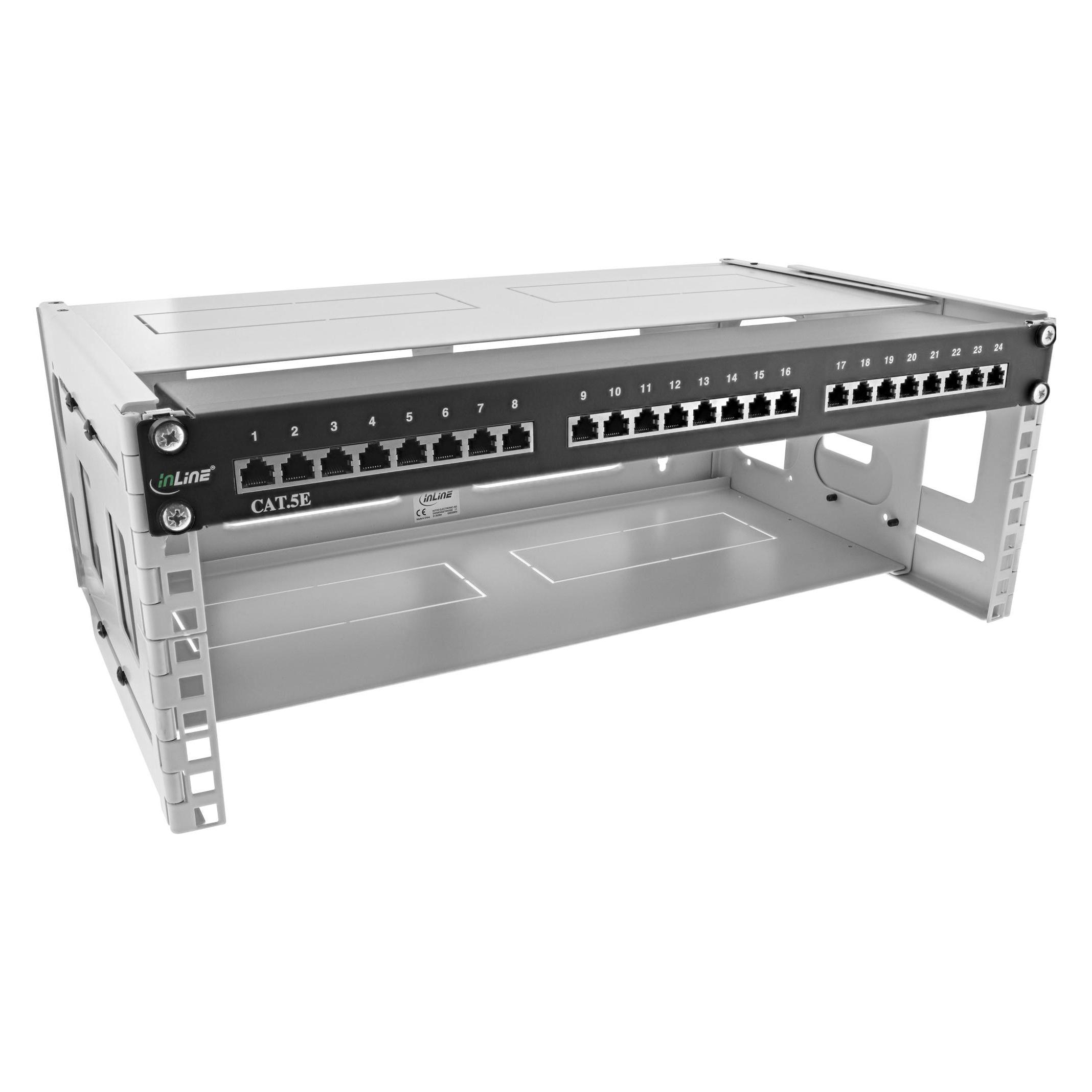 InLine 19" Rack zur Wandmontage (4 HE, 19 Zoll Rack) (19104D)