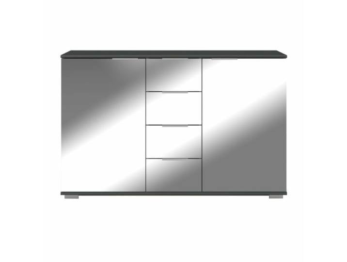 Wimex Easy Plus Kombikommode - Dekor graphit, Spiegelglas Modern