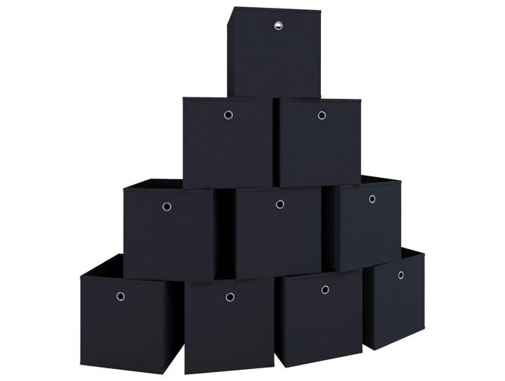 Mid.you Faltbox, Schwarz, 27x28x27 cm, faltbar, Ordnen & Aufbewahren, Kleideraufbewahrung, Faltboxen & Hängeaufbewahrung