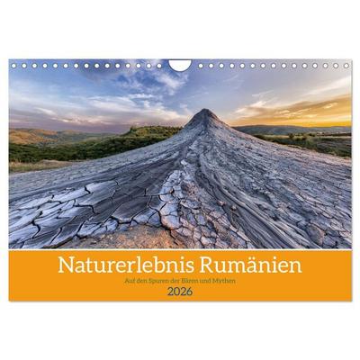 Naturerlebnis Rumänien - Auf den Spuren der Bären und Mythen (Wandkalender 2026 DIN A4 quer), CALVENDO Monatskalender