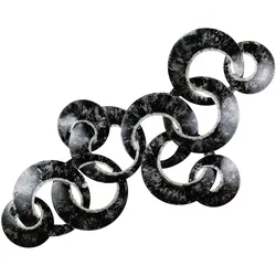 WANDDEKO Schwarz-Weiß 107/61 cm