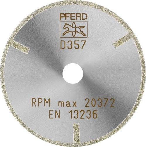 PFERD TOOLS 68407103 D1A1R 75-2-10 D 357 GAG Diamanttrennscheibe Durchmesser 75mm Bohrungs-Ø 10mm Duroplast, Technische Keramik