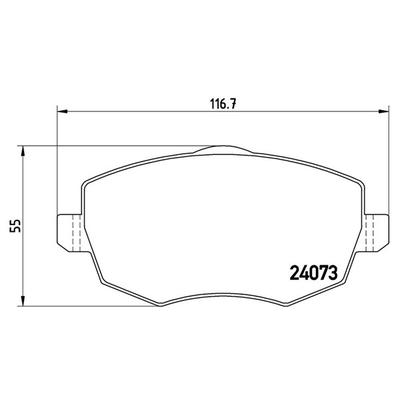 MAGNETI MARELLI Bremsbelagsatz, Scheibenbremse 363700423095 für LANCIA