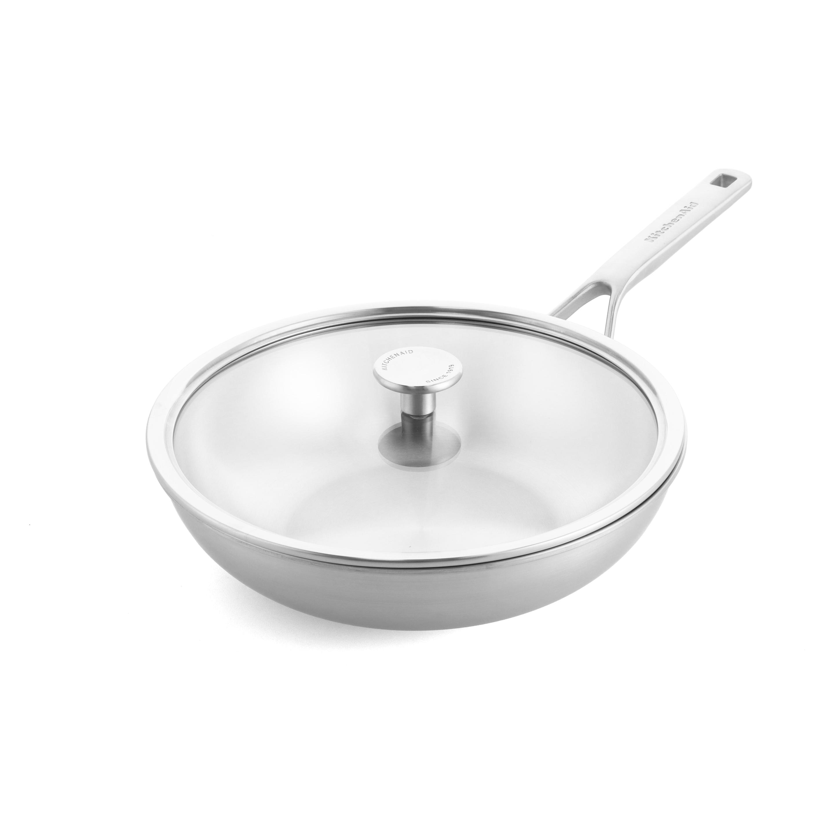 KitchenAid 3PLY Cvd Wok 28cm / 3.57L Uncoated (Edelstahl) (CC003254-001)