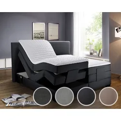 Winkle »Aragon« Boxspringbett Bettkasten / 160x200 cm / ohne Matrazen / Kunstleder Anthrazit 7745