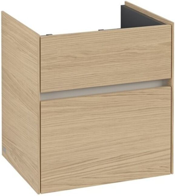 V&B; Meuble sous lavabo Collaro 51x54,6x41,4cm, vasque centrale, chêne nordique ; Villeroy & Boch (C00700VJ)