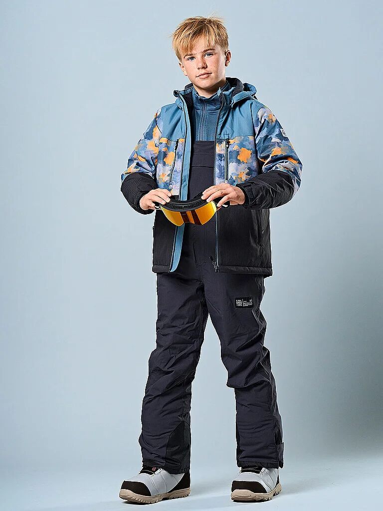 COLOR KIDS Jungen Skijacke Colorblock dunkelblau   122 B