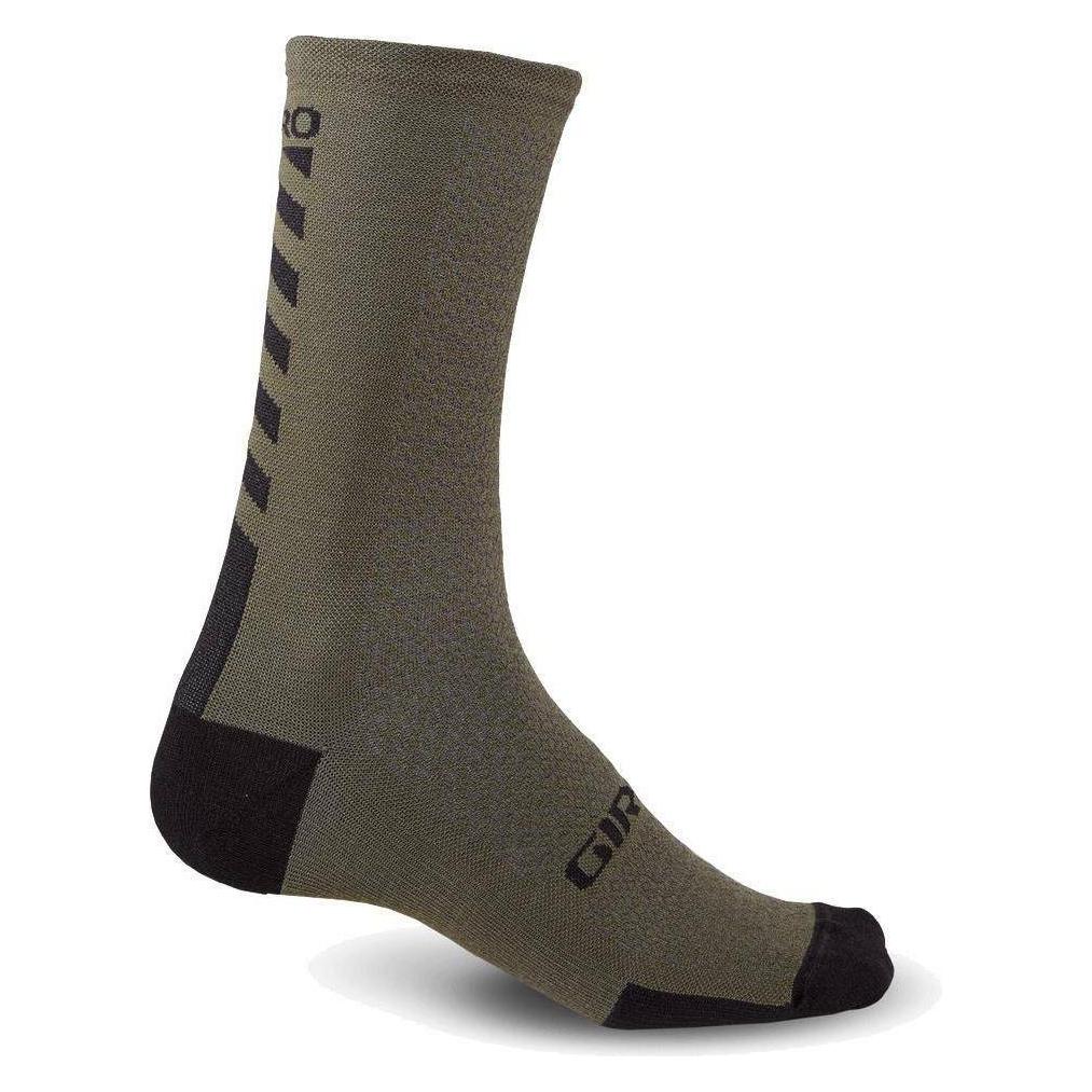 Giro HRC + Merino Socken - Schwarz Olive (46 - 48) (265042008)