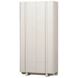 Garderobenschrank Basu Grauweiß B: 101 cm