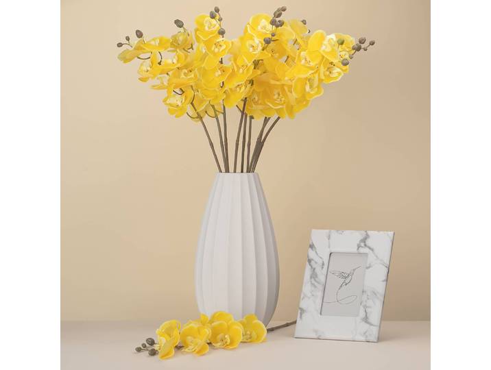 Kunstblume Aleni 10er-Set 25 x 76 x 25cm Gelb