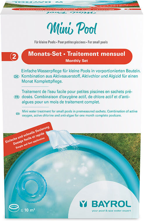 Traitement mensuel 10 m³ Bayrol Mini Pool & Spa  - 0,6 kg