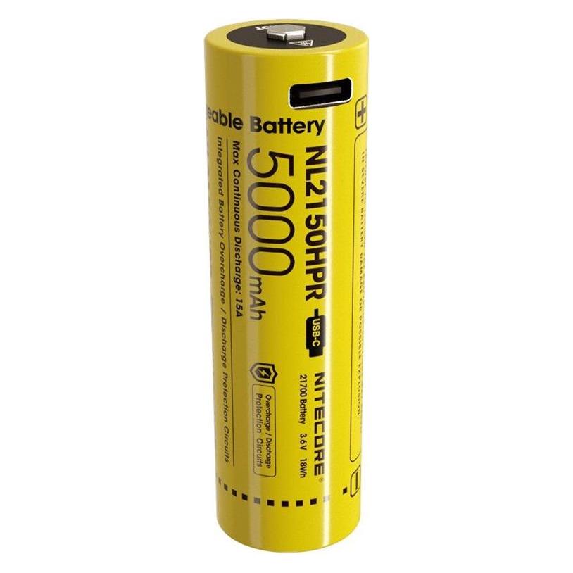 Nitecore Li-Ion Akku 21700, 5000mAh, NL2150HPR USB-C (NT-NL2150HPR)