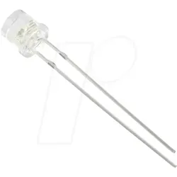6634B2C-LHC-B - Flat-LED 5mm, blau, 400 mcd, 120°