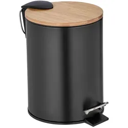 WENKO Kosmetikeimer Tortona Stahl Schwarz