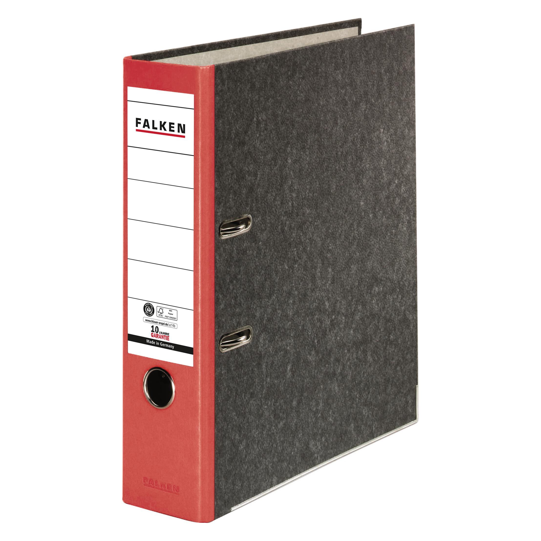 Falken Ordner Rückenbreite: 80 mm Verwendung für Papierformat: DIN A4 (A4, 80 mm, 1 Stk.) (80024516)
