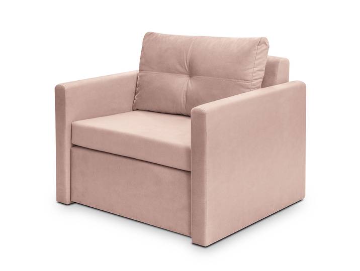 Schlafsessel Pink Samt Molina 98 x 86 x 88cm