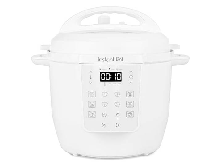 Instant Pot Multikocher, 5.7L 7-in-1 Smart Cooker - Schnellkochtopf, Schongarer, Reiskocher, Sautierpfanne, Joghurtbereiter, Dampfgarer und Speisewärmer - Meersalz Weiß