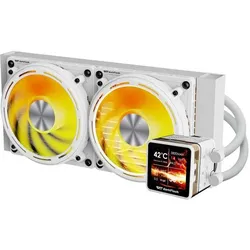 Darkflash Tech DarkFlash Water Cooler DE240 White, CPU Wasserkühler, Weiss