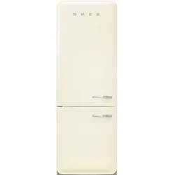 smeg Kühl-Gefrierkombination FAB38LCR6 Metall Beige Creme