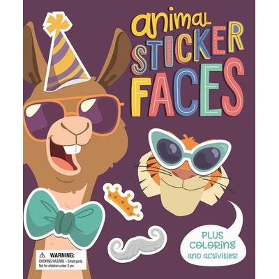 Animal Sticker Faces, Taschenbuch von Igloobooks, Igloo Books, 978-1-83771-545-9