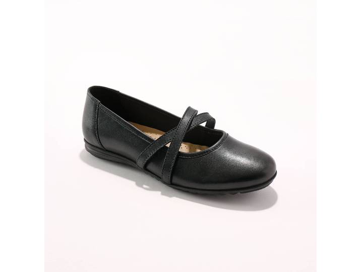 Ballerine cuir style babies - Blancheporte