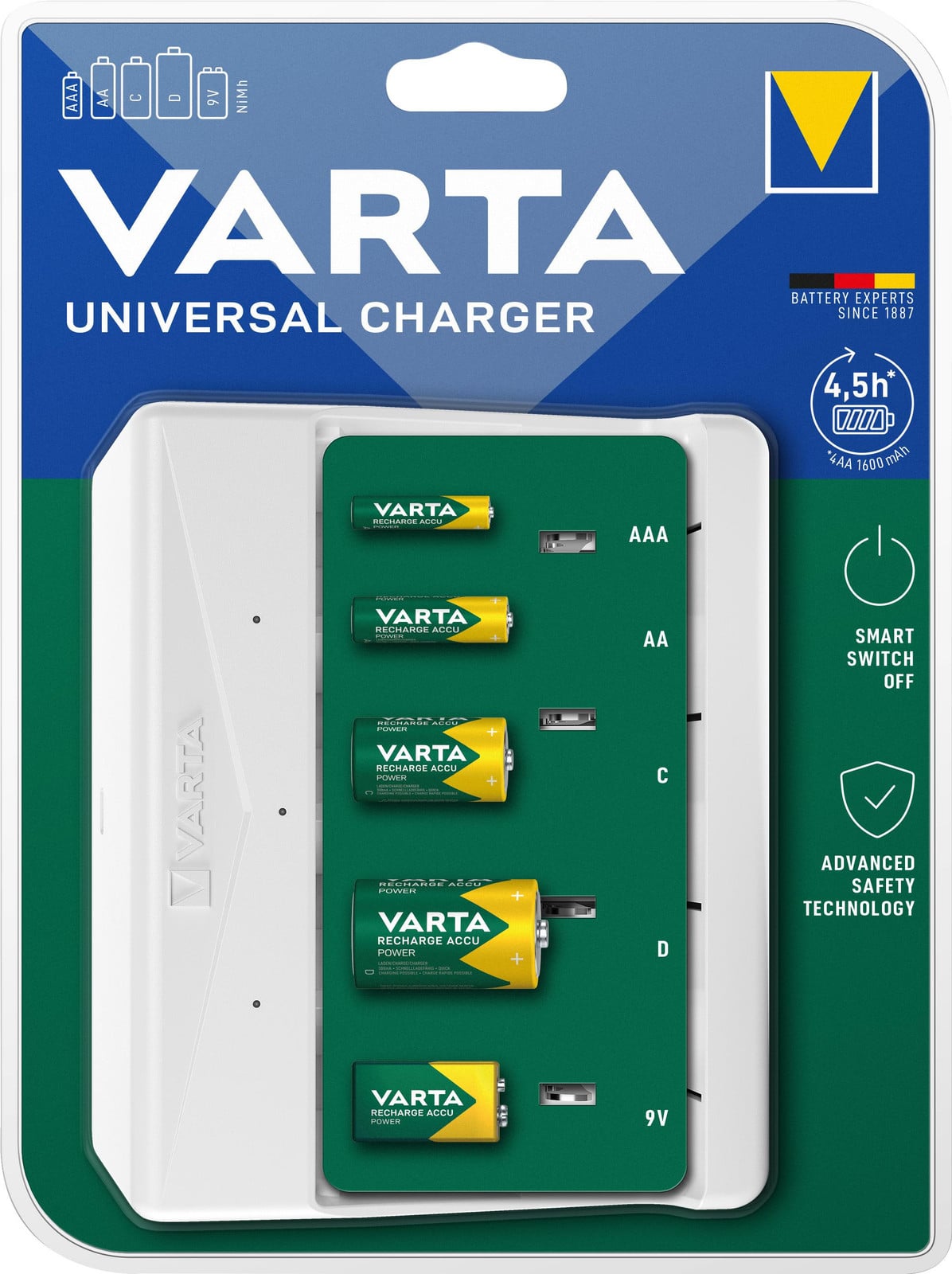 Varta universele oplader 57658 101 401