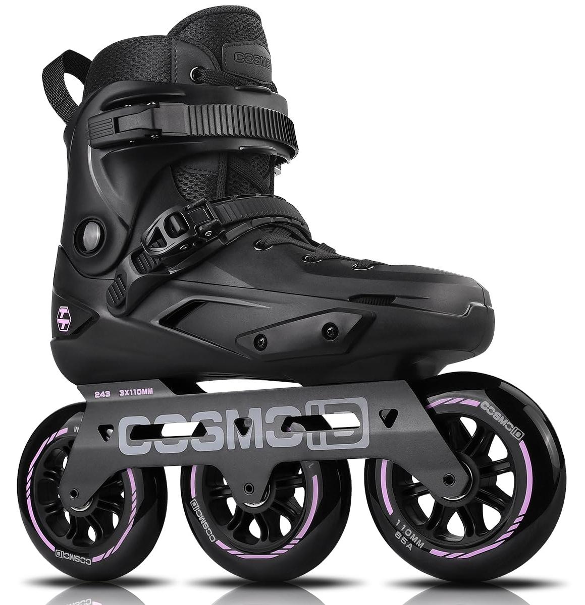 Inline-Skates 3 Räder 120 mm, Metallrahmen, für Erwachsene
