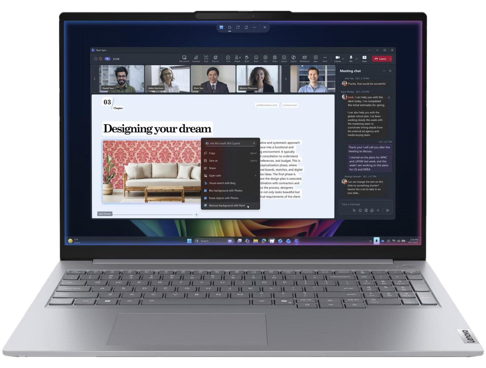 Lenovo ThinkBook 16 G9 IPL Copilot+ PC met Intel Core Ultra 5, 40,6 cm (16 inch), 16 GB, 512 GB, Windows 11 Pro