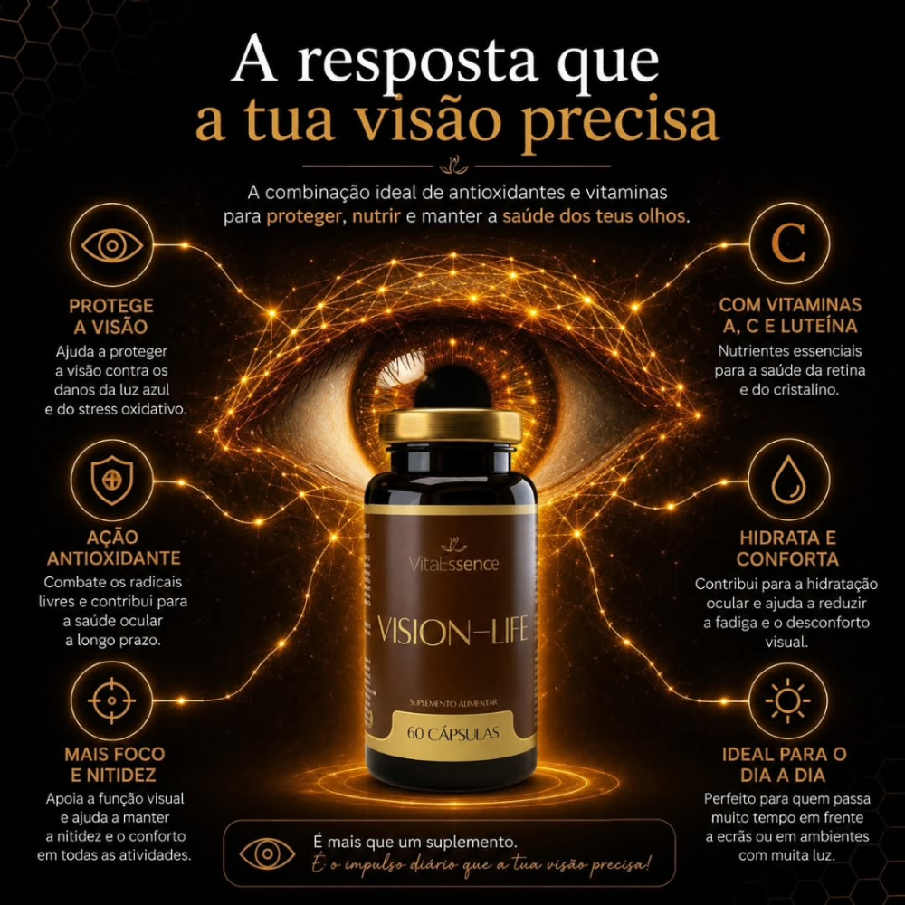 VitaEssence Vision-Life Eye Health Food Supplement 60&nbsp;caps.