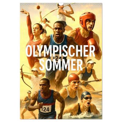 Olympischer Sommer (Wandkalender 2026 DIN A3 hoch), CALVENDO Monatskalender