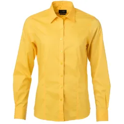 Damen Langarm Bluse "JN677" - 3XL - yellow