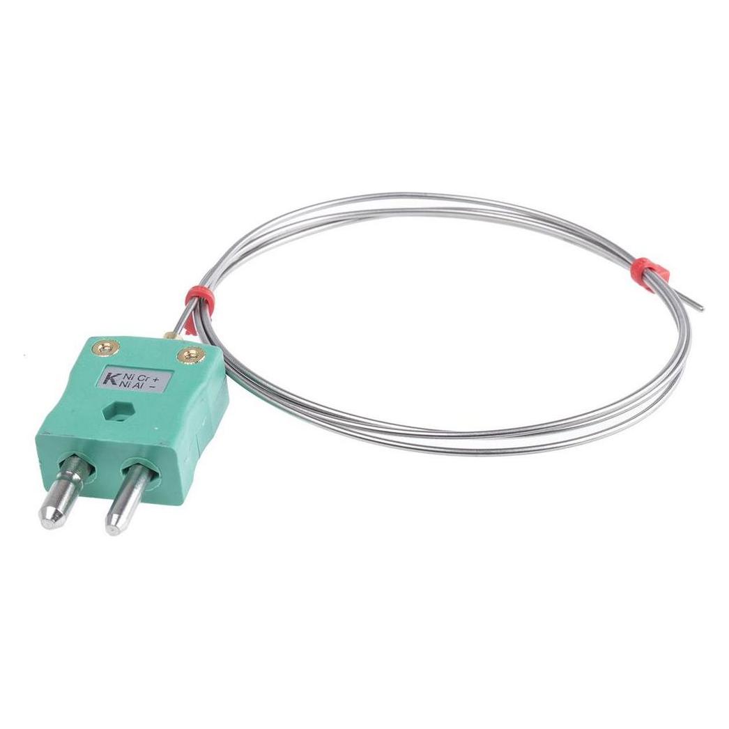 RS PRO K insulated thermocouplw/plug,1.5x1000mm (7877790)
