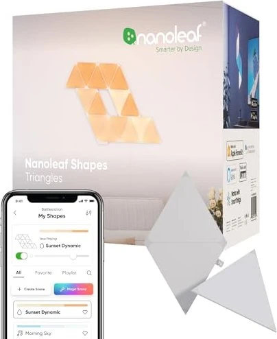 Nanoleaf Shapes Triangles Expansion Pack 3 Pack