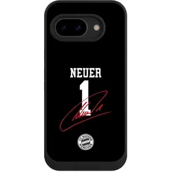 Nivocase Handyhülle für Google Pixel 9a Hülle NIVOpure Case Schwarz FC Bayern München FCB Manuel Neuer (Google Pixel 9a), Smartphone Hülle, Schwarz