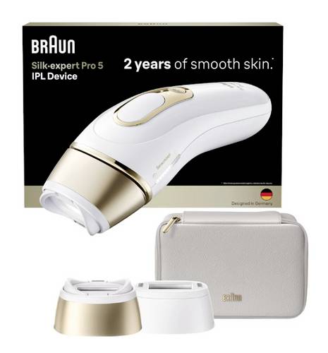 Braun Type 6031 IPL Haarentferner Gold, Weiß
