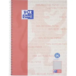 4x Oxford, Heft + Block, RECYCLING - Collegeblock kariert (DIN A4 plus, Kariert, Weicher Einband)
