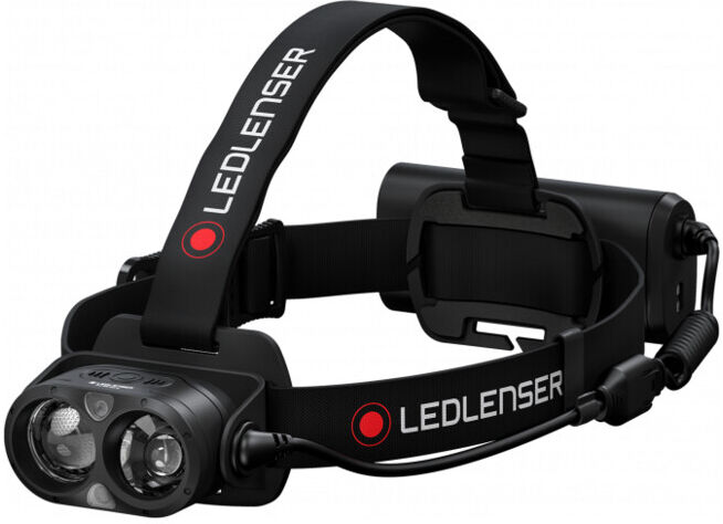 Lampe frontale Ledlenser H19R Core puissante et rechargeable avec deux lampes LED (502124)