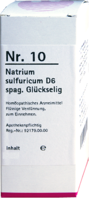 PHÖNIX LABORATORIUM GmbH NR.10 Natrium sulfuricum D 6 spag.Glückselig 50 ml 10965968
