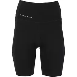ENDURANCE Tathar kurze Leggings mit Tasche Damen 1001 - black 40