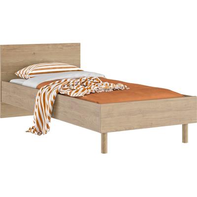 Kinderbett GAMI "RITMO", beige, B:96cm H:78cm L:205cm, Betten, Kinderbett, Ein modernes Bett, das sich jedem Interieur anpasst