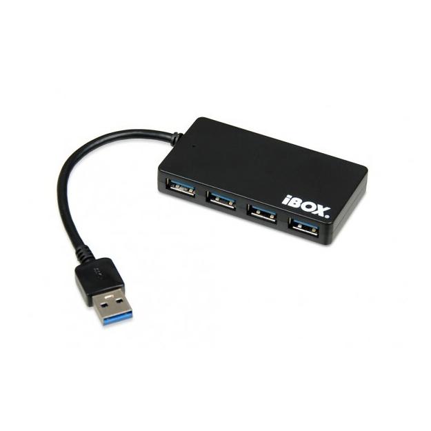 iBox USB 3.0 Slim Hub (USB-A, 4 Ports) (IUH3F56)