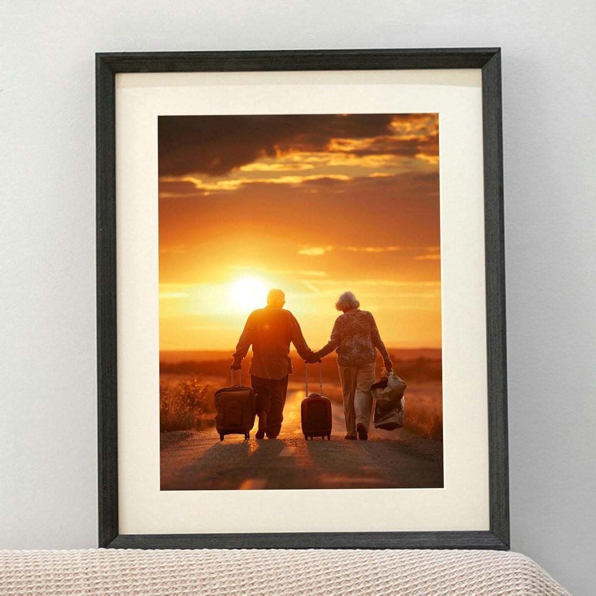 Galerij Fotolijst Wandlijst Zwart - 12 x 14 Inch