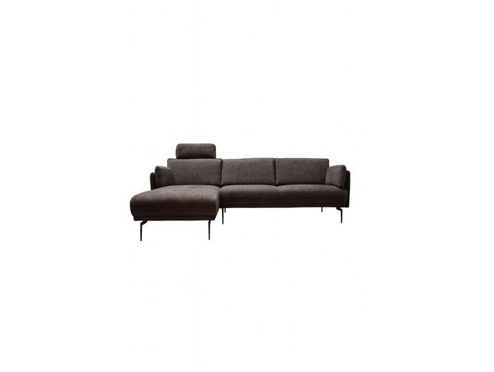 Ecksofa Aurea Stoff braun B 252 T 156 cm
