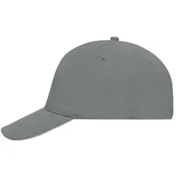 Basecap "MB035" 5-Panel-Sandwich - dark-grey/light-grey