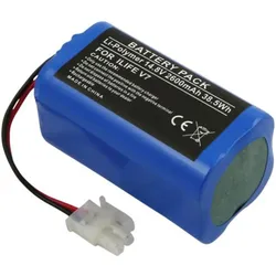 Avizar Li-Polymer Akku ILIFE V7 14,8V, Staubsauger Roboter Zubehör, Blau
